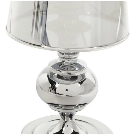 PASCAL MORABITO Lampe à Poser Style Design GRACE Argent - H. 44 Cm - Argenté 5 PASCAL MORABITO Lampe à Poser Style Design GRACE Argent - H. 44 Cm - Argenté – Image 5