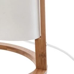Lampe De Chevet Bambou Naturel 26cm Blanc - Blanc - SILUMEN 5 Lampe De Chevet Bambou Naturel 26cm Blanc - Blanc - SILUMEN -Lampe Soldes Boutique 56327700 3