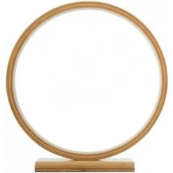 FALSE Lampe De Chevet LED Bambou Naturel 32cm - Bois - SILUMEN