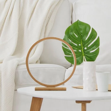 FALSE Lampe De Chevet LED Bambou Naturel 32cm - Bois - SILUMEN 2 FALSE Lampe De Chevet LED Bambou Naturel 32cm - Bois - SILUMEN – Image 2