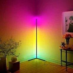 FALSE Lampe Néon Sur Pied Design Connectée WIFI RGB 142cm Avec Télécommande - Noir - SILUMEN 9 FALSE Lampe Néon Sur Pied Design Connectée WIFI RGB 142cm Avec Télécommande - Noir - SILUMEN -Lampe Soldes Boutique 56328571 5