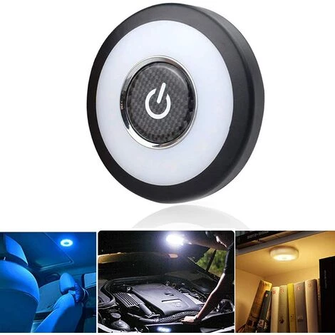 FLYME Lampe LED Universelle Rechargeable Par USB Pour L'intérieur De La Voiture, Le Coffre, La Zone De Chargement, L'aimant Mural Pour Véhicule, Camping-car, Chambre à Coucher (blanc Chaud/bleu/lumière Chaude) 1 FLYME Lampe LED Universelle Rechargeable Par USB Pour L'intérieur De La Voiture, Le Coffre, La Zone De Chargement, L'aimant Mural Pour Véhicule, Camping-car, Chambre à Coucher (blanc Chaud/bleu/lumière Chaude)