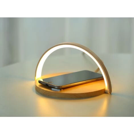 LITZEE Lampe De Chevet Chargeur Sans Fil, Lampe De Table Tactile Avec Port USB, Lampe De Bureau LED , Le Chevet, La Chambre, Le Salon, Le Bureau 1 LITZEE Lampe De Chevet Chargeur Sans Fil, Lampe De Table Tactile Avec Port USB, Lampe De Bureau LED , Le Chevet, La Chambre, Le Salon, Le Bureau