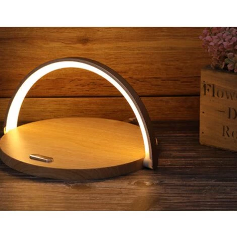 LITZEE Lampe De Chevet Chargeur Sans Fil, Lampe De Table Tactile Avec Port USB, Lampe De Bureau LED , Le Chevet, La Chambre, Le Salon, Le Bureau 2 LITZEE Lampe De Chevet Chargeur Sans Fil, Lampe De Table Tactile Avec Port USB, Lampe De Bureau LED , Le Chevet, La Chambre, Le Salon, Le Bureau – Image 2