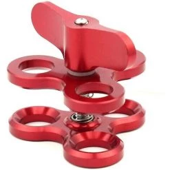 Fei Yu Sous-marin Trois Trous Ball Clamp Lampe Bras Clamp Triple Clamp Adaptateur