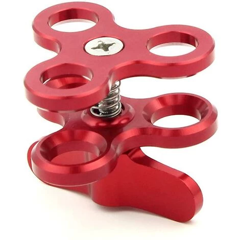 Fei Yu Sous-marin Trois Trous Ball Clamp Lampe Bras Clamp Triple Clamp Adaptateur 3 Fei Yu Sous-marin Trois Trous Ball Clamp Lampe Bras Clamp Triple Clamp Adaptateur – Image 3