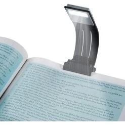 ALMI LED Lampe De Lecture Avec Clips USB Rechargeable 4 Luminosité Réglable Pliable Lecture De Nuit Avec Magnétique Lampe Clips Pour Livres Kindle Tablette IPad Ordinateurs Portables Etc.