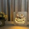 Fei Yu Veilleuse De Moto Pour Enfants Lampe En Bois 3d Créative Lumières En Bois Lumières Décoratives Simples 3d Sculpture En Bois Motif Led Veilleuse