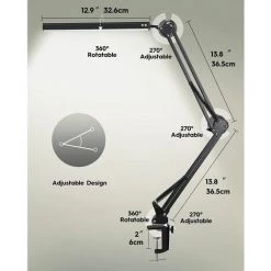 LTS FAFA Lampe De Bureau LED 10W Avec Clip, Lampe De Bureau 3 Température De Couleur 10 Luminosité, -Lampe Soldes Boutique 59654751 5