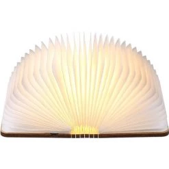 LIFCAUSAL 8 LED Pliable Livre Lumière USB Portable Bureau Lampe De Chevet Pour Noël Noël Vacances Présent Cadeau Chambre Salon