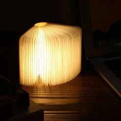 LIFCAUSAL 8 LED Pliable Livre Lumière USB Portable Bureau Lampe De Chevet Pour Noël Noël Vacances Présent Cadeau Chambre Salon -Lampe Soldes Boutique 59662190 4