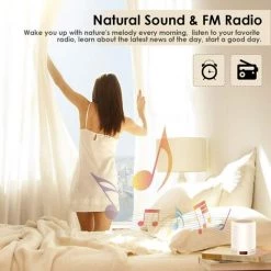 LYCXAMES 5 EN 1 Lampe De Chevet Tacile Rechargeable Portable, Veilleuse LED Lampe De Table Enfant Enceinte Bluetooth Musique USB Radio Réveil Numérique Multicolore Cadeau Hommes/Femmes [Classe énergétique A+++] -Lampe Soldes Boutique 59723879 3