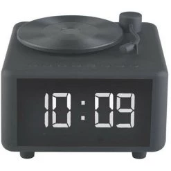 Réveil Enceinte Chargeur Tourne-Disque La Chaise Longue Noir - Noir