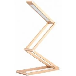 TRIOMPHE Lumiere De Bureau LED,Lampe De Table Dimmable Pliable En Aluminium Sans Fil Avec USB Recharge, 2 Modes De Luminosité Protection Vos Yeux Pour Enfant/Etude/Lecture/Bureau Lampe De Chevet (Or)T-Audace
