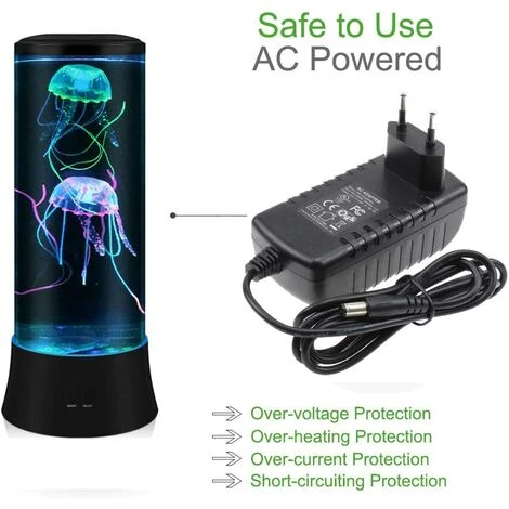 PESCE Lampe à Lave à LED Fantaisie Avec Méduses - 7 Couleurs - Lampe D'ambiance Style Aquarium 3 PESCE Lampe à Lave à LED Fantaisie Avec Méduses - 7 Couleurs - Lampe D'ambiance Style Aquarium – Image 3