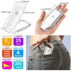 PESCE Lampe De Lecture USB Liseuses LED Rechargeable Avec Lampe De Lecture Pour Lire Au Lit Pince 3 Niveaux Luminosité Réglable Pliable Mini Clip Lampe -Lampe Soldes Boutique 60591058 5