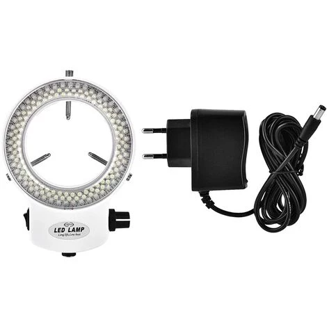 Cisea 144 LED Anneau Lumière Perles Source De Lumière Lumineux Anneau Réglable Lampe Pour Stéréo Microscope(Blance) 1 Cisea 144 LED Anneau Lumière Perles Source De Lumière Lumineux Anneau Réglable Lampe Pour Stéréo Microscope(Blance)