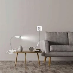 Cisea E27 Douille Ampoule à Pince Avec Interrupteur,Base De Lampe De Table à LED Avec Col De Cygne 360 Degrés,Clip-Sur Base De Lampe Avec 1.8M Câble, Pour Plantes,Aquariums,Table, Maquillage,Lecture -Lampe Soldes Boutique 60689647 4