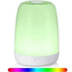 GRID COOL Lampe De Chevet à DEL à Intensité Variable - 3 Modes D'éclairage - Capteur Tactile - Blanc Chaud