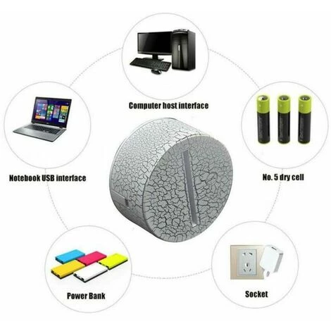 GroupM E USB Noir Tactile Coloré 3D Veilleuse Sonic Série USB Cadeau Lampe De Table Nuit Liseuse Cadeau Pour Enfants 3 GroupM E USB Noir Tactile Coloré 3D Veilleuse Sonic Série USB Cadeau Lampe De Table Nuit Liseuse Cadeau Pour Enfants – Image 3