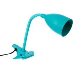 ATMOSPHERA Lampe à Pince En Silicone - H.43 Cm - 12 X 8 X 43 - Bleu