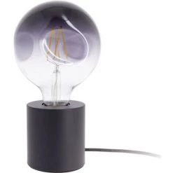 XANLITE - Lampe à Poser Cylindrique En Métal Noir , Compatible Culot E27, IP20, 60W Puissance Max - XDLAPCYCLOMN -Lampe Soldes Boutique 64569524 5