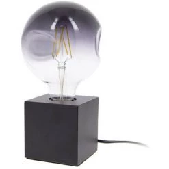 XANLITE - Lampe à Poser Cube En Métal Noir, Compatible Culot E27, IP20, 60W Puissance Max - XDLAPCUBIKB -Lampe Soldes Boutique 64569540 5