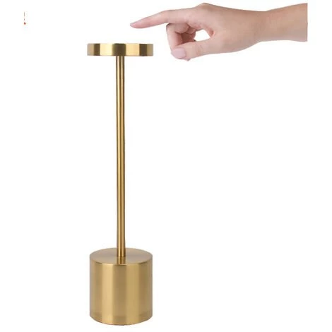 GALOZZOIT Lampe De Table LED Sans Fil USB 1200 MAh En Aluminium Rechargeable Pour Salle à Manger Ou Bureau (or Local) 1 GALOZZOIT Lampe De Table LED Sans Fil USB 1200 MAh En Aluminium Rechargeable Pour Salle à Manger Ou Bureau (or Local)