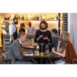 GALOZZOIT Lampe De Table LED Sans Fil USB 1200 MAh En Aluminium Rechargeable Pour Salle à Manger Ou Bureau (or Local) 9 GALOZZOIT Lampe De Table LED Sans Fil USB 1200 MAh En Aluminium Rechargeable Pour Salle à Manger Ou Bureau (or Local) -Lampe Soldes Boutique 64865030 5