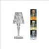 Lampe De Table En Cristal De Diamant, Lampe De Chevet Veilleuse Atmosphere Chambre,Luminosite Reglable 3 Couleurs D'eclairage Avec Luminosite(Charge USB, 1 Article, BDD)