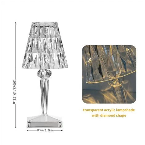 Lampe De Table En Cristal De Diamant, Lampe De Chevet Veilleuse Atmosphere Chambre,Luminosite Reglable 3 Couleurs D'eclairage Avec Luminosite(Charge USB, 1 Article, BDD) 3 Lampe De Table En Cristal De Diamant, Lampe De Chevet Veilleuse Atmosphere Chambre,Luminosite Reglable 3 Couleurs D'eclairage Avec Luminosite(Charge USB, 1 Article, BDD) – Image 3