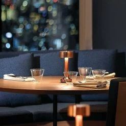 VICTORIA Lampes De Table Rechargeables à Barre De Capteur Tactile (or Rose) -Lampe Soldes Boutique 65381559 3