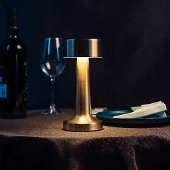VICTORIA Lampes De Table Rechargeables à Barre De Capteur Tactile (or Rose) -Lampe Soldes Boutique 65381559 4