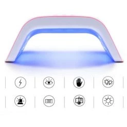 BENOBBY KIDS 120W Lampe UV Ongles Gel, Lampe UV Sèche Ongles, Lampe LED Ongle Avec 3 Minuteries 30s/60s/90s, Capteur Automatique, Lampe UV Sèche Ongles Pour Le Nail Art Pour Ongles De Doigts Et D'orteils -Lampe Soldes Boutique 65443682 5