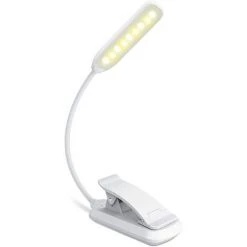 OSQI Lampe De Lecture à 9 LED, Rechargeable Par USB Avec Capteur Tactile, 3 Couleurs De Lumière (blanc/chaud/mixte), Luminosité à Gradation Continue, Lampe De Lecture Flexible à 360° Pour La Lecture De Nuit Au Lit