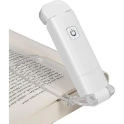 OSQI Lampe De Lecture, Lampe De Lecture à Clip Sur Livre, Lampe De Lecture LED Avec USB Rechargeable, 2 Luminosités Réglables Pour La Protection Des Yeux, Accessoires De Livre De Lecture, Cadeaux Parfaits Pour Les Rats De Bibliothèque, Les Enfants, Le Lit