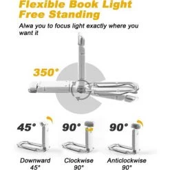 OSQI Lampe De Lecture, Lampe De Lecture à Clip Sur Livre, Lampe De Lecture LED Avec USB Rechargeable, 2 Luminosités Réglables Pour La Protection Des Yeux, Accessoires De Livre De Lecture, Cadeaux Parfaits Pour Les Rats De Bibliothèque, Les Enfants, Le Lit 7 OSQI Lampe De Lecture, Lampe De Lecture à Clip Sur Livre, Lampe De Lecture LED Avec USB Rechargeable, 2 Luminosités Réglables Pour La Protection Des Yeux, Accessoires De Livre De Lecture, Cadeaux Parfaits Pour Les Rats De Bibliothèque, Les Enfants, Le Lit -Lampe Soldes Boutique 65504075 3