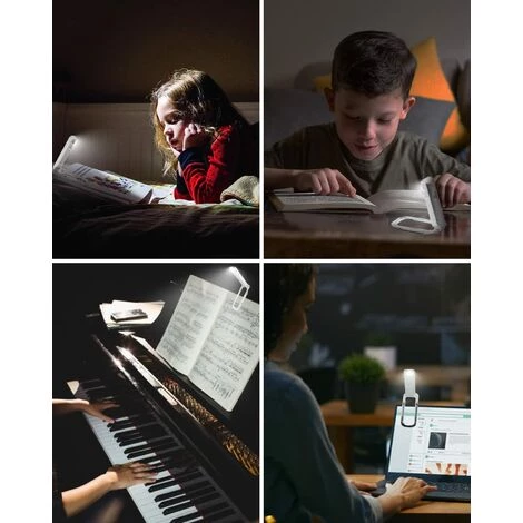 OSQI Lampe De Lecture, Lampe De Lecture à Clip Sur Livre, Lampe De Lecture LED Avec USB Rechargeable, 2 Luminosités Réglables Pour La Protection Des Yeux, Accessoires De Livre De Lecture, Cadeaux Parfaits Pour Les Rats De Bibliothèque, Les Enfants, Le Lit 5 OSQI Lampe De Lecture, Lampe De Lecture à Clip Sur Livre, Lampe De Lecture LED Avec USB Rechargeable, 2 Luminosités Réglables Pour La Protection Des Yeux, Accessoires De Livre De Lecture, Cadeaux Parfaits Pour Les Rats De Bibliothèque, Les Enfants, Le Lit – Image 5