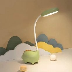OSQI Lampe De Bureau Tactile USB Flexible Dinosaure, Lampe De Bureau LED à Col Flexible, Luminosité Réglable Pour La Lecture D'étude De Bureau, Vert 7 OSQI Lampe De Bureau Tactile USB Flexible Dinosaure, Lampe De Bureau LED à Col Flexible, Luminosité Réglable Pour La Lecture D'étude De Bureau, Vert -Lampe Soldes Boutique 65506674 3