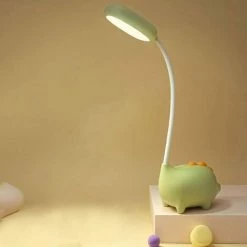 OSQI Lampe De Bureau Tactile USB Flexible Dinosaure, Lampe De Bureau LED à Col Flexible, Luminosité Réglable Pour La Lecture D'étude De Bureau, Vert 9 OSQI Lampe De Bureau Tactile USB Flexible Dinosaure, Lampe De Bureau LED à Col Flexible, Luminosité Réglable Pour La Lecture D'étude De Bureau, Vert -Lampe Soldes Boutique 65506674 5