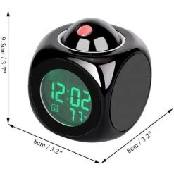 CSPARKV Réveil De Chevet Réveils Garçons Réveils Pour Chambres Enfants Réveil Led Bureau Réveil Lumière Réveil Manuel Réveil Moderne Le Noir -Lampe Soldes Boutique 65663311 3