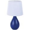 BRICOMARTEAU Lampe De Bureau Versa Aveiro Bleu Céramique (20 X 35 X 20 Cm)