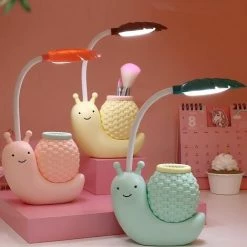 KAEJYIUT Lampe De Bureau USB USB Chargement Des Enfants Protection Des Yeux Cartoon Snail De Dessin Animé 7 KAEJYIUT Lampe De Bureau USB USB Chargement Des Enfants Protection Des Yeux Cartoon Snail De Dessin Animé -Lampe Soldes Boutique 66110455 4