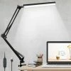 OCXIN Lampe De Bureau LED, Lampe De Bureau 10W Pince Lampe D'architecte Bras Pivotant Lampe De Travail Lampe à Pince Dimmable 3 Couleurs 10 Luminosité Lampe De Table De Protection Des Yeux USB Pour Bureau Apprendre à Lire