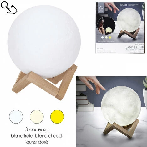 Lampe Lune La Chaise Longue Blanc - Blanc 3 Lampe Lune La Chaise Longue Blanc - Blanc – Image 3