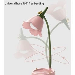 LLOVE Led Table Light Usb Rechargeable Protection Des Yeux Fleur Abat-jour Lampe De Bureau Support De Téléphone. -Lampe Soldes Boutique 67666521 5