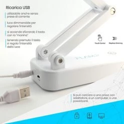 ENLENK Lampe De Table Sans Fil | Lumière LED Pour Lecture De Bureau | Lampe Pour Livre LED Pliable Rechargeable USB | Lumière Lecture Lit Table De Chevet -Lampe Soldes Boutique 67685781 4