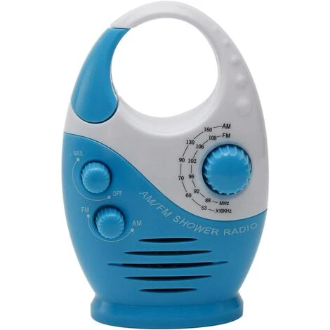 BENOBBY KIDS Radio De Douche étanche, Mini Haut-parleur Radio AM/FM Suspendu Portable Résistant Aux éclaboussures Avec Volume Réglable Sur La Poignée Supérieure Pour Une Utilisation En Extérieur Dans La Salle De Bain 1 BENOBBY KIDS Radio De Douche étanche, Mini Haut-parleur Radio AM/FM Suspendu Portable Résistant Aux éclaboussures Avec Volume Réglable Sur La Poignée Supérieure Pour Une Utilisation En Extérieur Dans La Salle De Bain