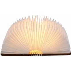 Lampe De Chevet DENUOTOP Port USB Rechargeable LED Mini Livre Pliant Forme De Lumière Modifiable Portable Bureau Sol Plafond Lampe De Chevet Pratique Et Beau Luminaire Utilisation Intérieure Noël Cadeau Idéal