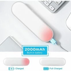 MONLY Lampe De Placard LED Dimmable Rechargeable 2000mAh Sans Fil, Bande Lumineuse Led Avec 5 Couleurs D'Eclairage Pour Armoire Placard Cuisine -Lampe Soldes Boutique 68771989 5